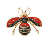 Load image into Gallery viewer, Rhinestone Bee Brooch Pin

