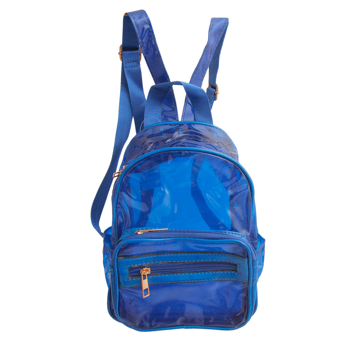 Blue Transparent Backpack