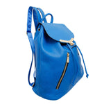 Load image into Gallery viewer, Blue Zipper Pocket Backpack
