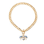 Load image into Gallery viewer, Bee Charm Toggle Necklace
