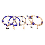 Load image into Gallery viewer, Blue Bead Fashion Charm Bracelets
