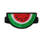Load image into Gallery viewer, Pair of Watermelon Sequin Shoe Bands
