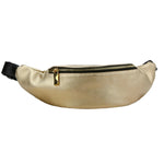Load image into Gallery viewer, Gold Vegan Leather Fanny Pack

