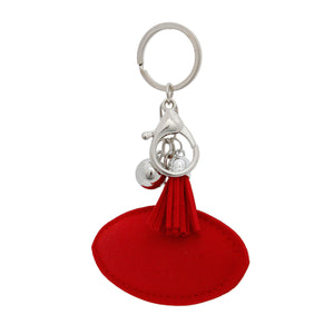 Red Football Keychain Bag Charm