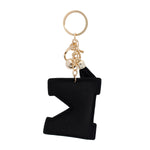 Load image into Gallery viewer, K Black Keychain Bag Charm
