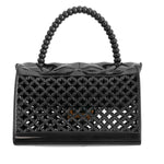 Load image into Gallery viewer, Black Jelly Top Handle Mini Crossbody
