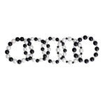 Load image into Gallery viewer, Black White Pearl Bracelets 5 Pcs
