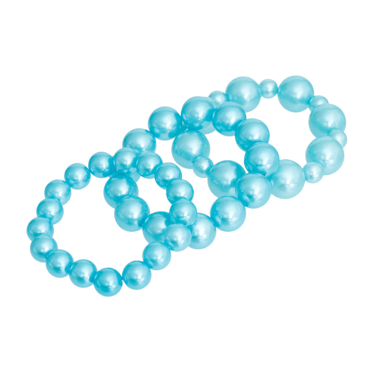 Turquoise Pearl 3 Pcs Bracelets