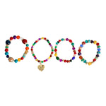 Load image into Gallery viewer, Rainbow Stone Glass Love Bracelets
