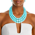 Load image into Gallery viewer, Turquoise Pearl 3 Layer Set
