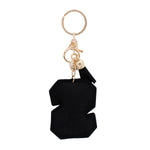 Load image into Gallery viewer, S Black Keychain Bag Charm
