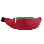 Load image into Gallery viewer, Fuchsia Vegan Leather Fanny Pack
