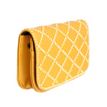 Load image into Gallery viewer, Yellow Quilted Belt Bag
