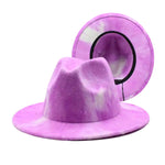 Load image into Gallery viewer, Lavender Tie Dye Fedora
