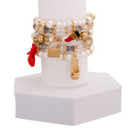 Load image into Gallery viewer, Pearl Bead Fashion Charm Bracelets
