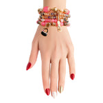 Load image into Gallery viewer, Pink Bead Fashion Charm Bracelets
