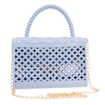 Load image into Gallery viewer, Light Blue Jelly Top Handle Mini Crossbody
