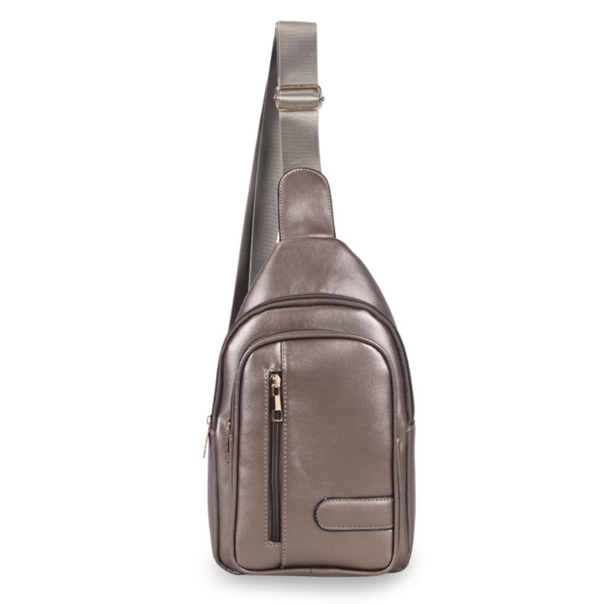 Bronze Gray Sling Bag