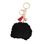 Load image into Gallery viewer, Melanin Poppin Afro Keychain

