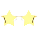 Load image into Gallery viewer, Yellow Superstar Rimless Sunglasses
