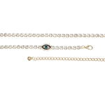 Load image into Gallery viewer, Rhinestone Belt Gold Evil Eye Chain Belt for Women
