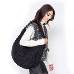 Load image into Gallery viewer, Crossbody Quilted Black Bag for Women
