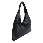 Load image into Gallery viewer, Black Braided Hobo Bag
