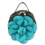 Load image into Gallery viewer, Teal Flower Canteen Bag

