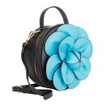 Load image into Gallery viewer, Teal Flower Canteen Bag
