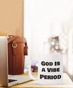 Load image into Gallery viewer, God is a Vibe Period, Inspirational, Religious Gift, Faith, Mug
