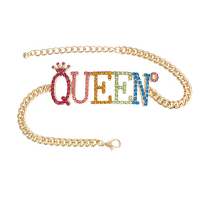 Multi Color Queen Stone Anklet