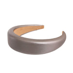 Load image into Gallery viewer, Silver Leather Puffy Headband
