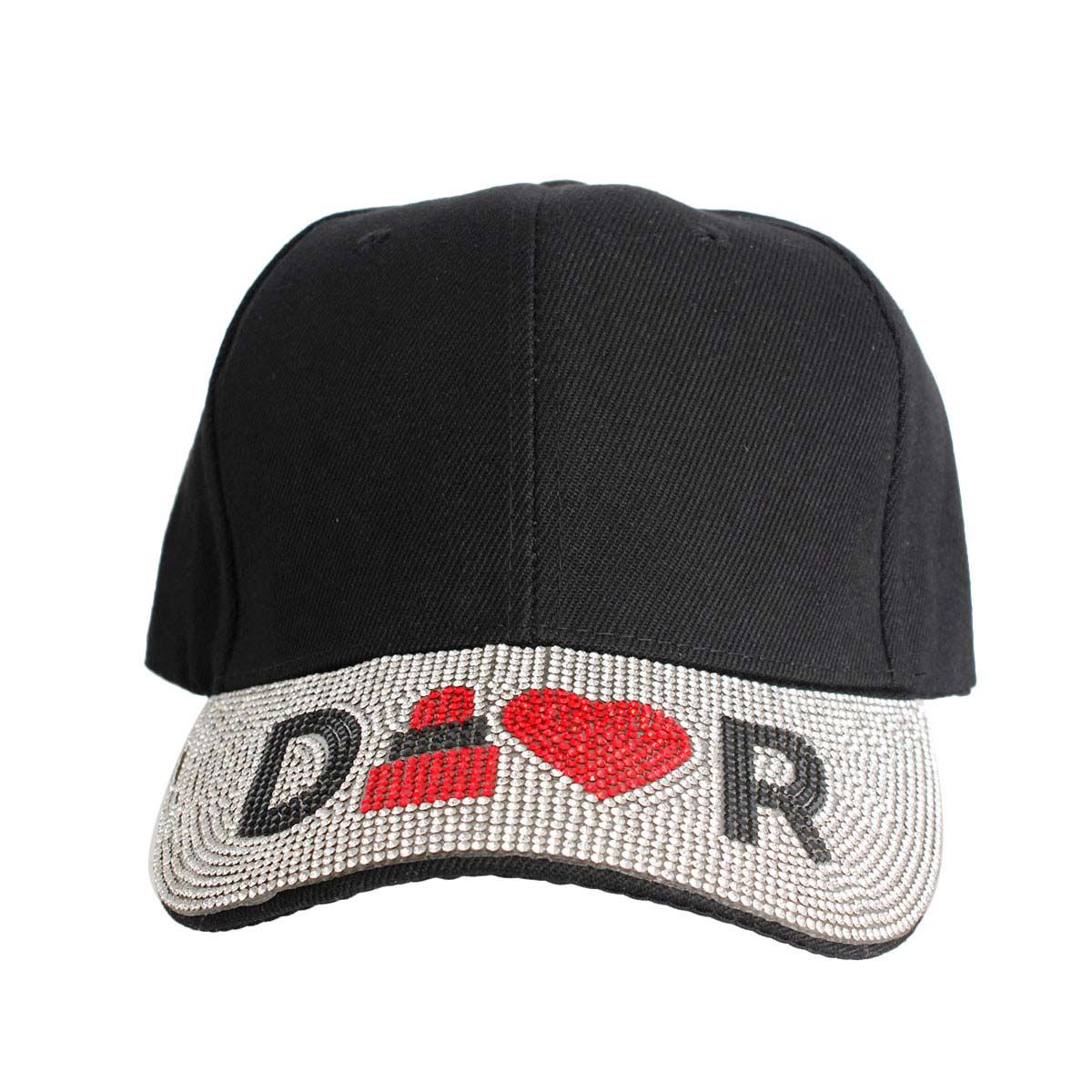 Black Canvas Designer D Visor Hat