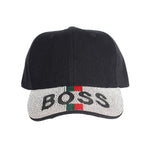 Load image into Gallery viewer, Black Canvas Boss Visor Hat
