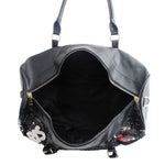 Load image into Gallery viewer, Black Sequin Power Duffel Bag
