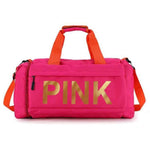 Load image into Gallery viewer, Fuchsia Canvas Travel Duffel

