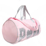 Load image into Gallery viewer, Pink Fur Glitter Duffel Bag
