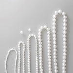 Load image into Gallery viewer, Long 5 Strand White Pearl Set
