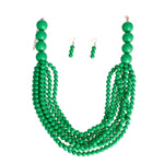 Load image into Gallery viewer, Green Bubble Gum Bead Set
