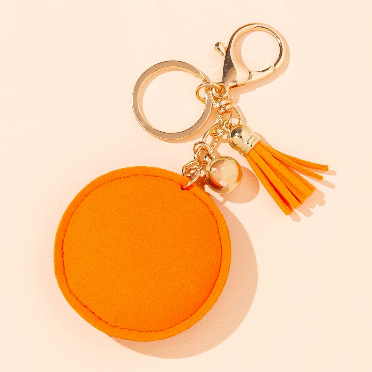 Orange Basketball Keychain Bag Charm