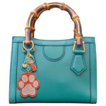 Load image into Gallery viewer, Orange Paw Keychain Bag Charm
